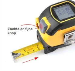 Levabe 3 In 1 Slimme Rolmaat - Digitale Laser - Afstandsmeter 40M - Elektronische Metrische Systeem - 5M Meetlint - Roestvrij - Display -Makita || Merkloos || Stanley Verkoopwinkel 1200x1139 6
