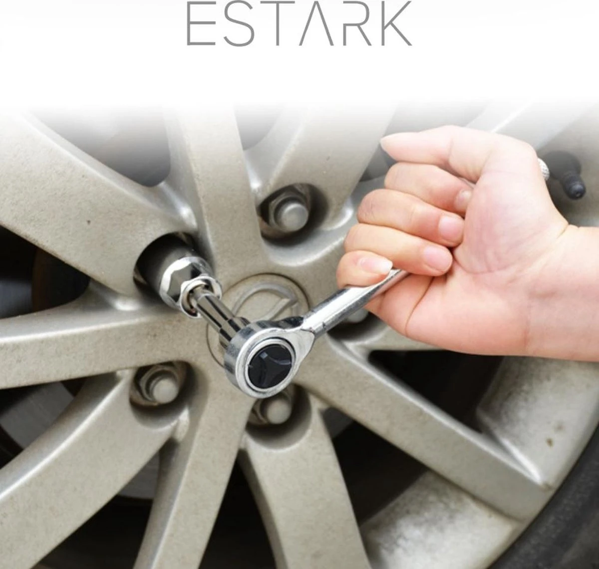 ESTARK® Professionele XL 40-Delige Dopsleutel Set - Met Momentsleutel Ratel & Verlengstuk - Doppenset Doppendoos Torx/Inbus/Hex/Kruiskop/Philips Bit Doppen Set - Ratelset - Met Snelwisselsysteem - 1/4" & 1/2" Inch Doppenset 10 ESTARK® Professionele XL 40-Delige Dopsleutel Set - Met Momentsleutel Ratel & Verlengstuk - Doppenset Doppendoos Torx/Inbus/Hex/Kruiskop/Philips Bit Doppen Set - Ratelset - Met Snelwisselsysteem - 1/4" & 1/2" Inch Doppenset - Afbeelding 10