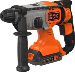 Black & Decker BLACK+DECKER BCD900E2K-QW Boorhamer - 18V - Incl. 2 Accu's, Lader En Koffer -Makita || Merkloos || Stanley Verkoopwinkel 1200x1142 15