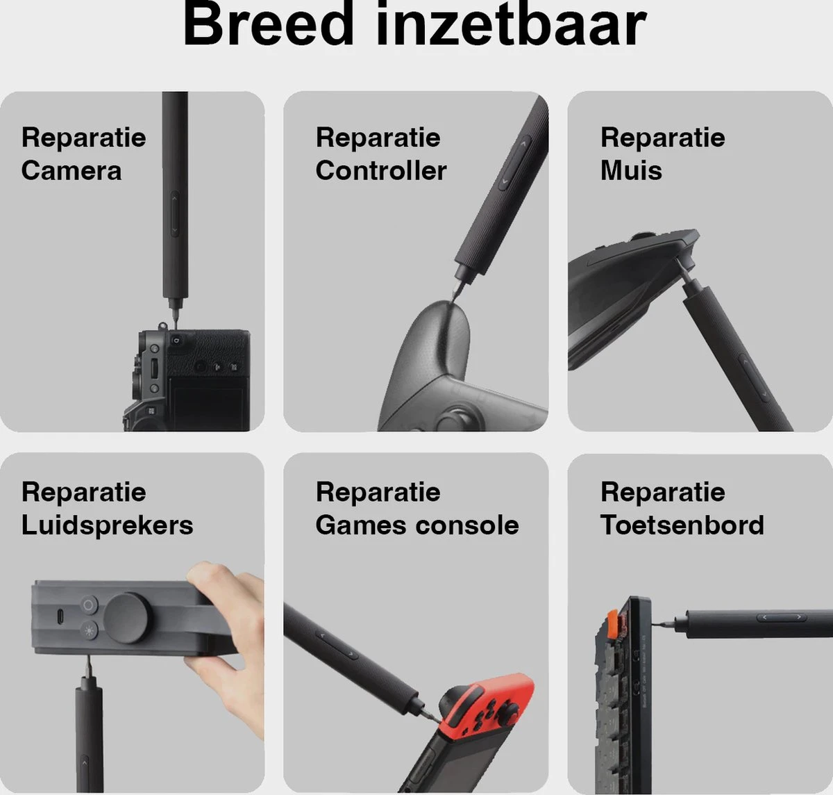 Hoto - Precisie Elektrische Schroevendraaier Set + Magnetische Mat – 25 Bits Hoge Kwaliteit - USB-C Oplaadbaar – Voor Professionele Reparatie - Zwart 15 Hoto - Precisie Elektrische Schroevendraaier Set + Magnetische Mat – 25 Bits Hoge Kwaliteit - USB-C Oplaadbaar – Voor Professionele Reparatie - Zwart - Afbeelding 15