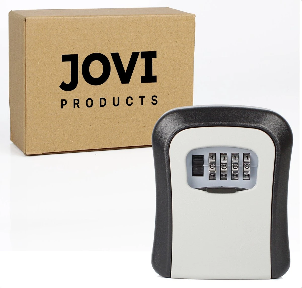 Sleutelkluis Met Code Voor Buiten – Sleutelkastje Met Cijferslot Voor Thuiszorg – Metaal – Wandmontage – Zwart/Grijs 7 Sleutelkluis Met Code Voor Buiten – Sleutelkastje Met Cijferslot Voor Thuiszorg – Metaal – Wandmontage – Zwart/Grijs - Afbeelding 7