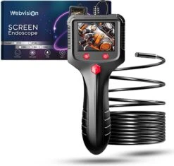 Webvision Inspectiecamera Met Scherm 2M – Endoscoop – Inspectie Camera – Endoscoop Camera - IP68 Waterdicht