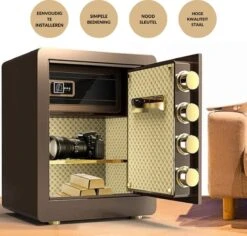 Buxibo - Brandwerende Kluis Huis - Brandkast - Met Digitaal Codeslot, Cijferslot & Sleutel - Metaal - Zwart -Makita || Merkloos || Stanley Verkoopwinkel 1200x1146 19