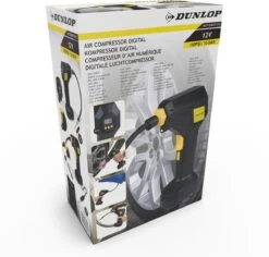 Dunlop Digitale Luchtcompressor - Bandenpomp - 12V - Digitaal Display - Max. 150PSI/ 10 Bar - Incl. Opbergtas En 2 Naalden - Autobanden En Opblaasartikelen -Makita || Merkloos || Stanley Verkoopwinkel 1200x1147 8