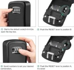 IGOODS - Robuuste Sleutelkluis Met Code Voor Buiten - Centraal Opbergen Van Sleutels Met Cijferslot - Sleutel Kastje 10 IGOODS - Robuuste Sleutelkluis Met Code Voor Buiten - Centraal Opbergen Van Sleutels Met Cijferslot - Sleutel Kastje -Makita || Merkloos || Stanley Verkoopwinkel 1200x1148 17