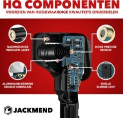 JACKMEND Infrarood Thermometer - Digitale Warmtemeter - Bereik Van -50 Tot 400 °C - Warmte Thermo Meter - Laser Pyrometer -Makita || Merkloos || Stanley Verkoopwinkel 1200x1148 6