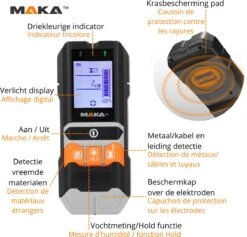 MAKA 5 In 1 Digitale Multidetector - Leidingzoeker - Koper Metaal Hout En Vocht Meting -Makita || Merkloos || Stanley Verkoopwinkel 1200x1150 3
