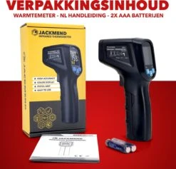 JACKMEND Infrarood Thermometer - Digitale Warmtemeter - Bereik Van -50 Tot 400 °C - Warmte Thermo Meter - Laser Pyrometer -Makita || Merkloos || Stanley Verkoopwinkel 1200x1150 8