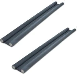 HI Dubbele Tochtstoppers - 2 Stuks - 95 Cm - Grijs