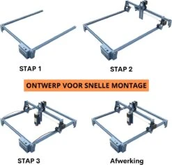 Sculpfun S9 Pro - Laser Cutter Met Ultra Dunne Laser - Laser Graveermachine - Laser Engraver - Hoge Precisie Snijmachine 5.5W 90W - Volledige Set - Snijvlak 410x420mm - 3kg -Makita || Merkloos || Stanley Verkoopwinkel 1200x1152 6