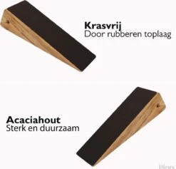 Dieux® - Luxe Deurstopper Set Van Acaciahout - 2 Stuks - Deurstop - Deurdranger Voor Binnen Met Antislip - Deurvastzetter Binnendeur - Deurwig Van Hout Ophangbaar - Pasen -Makita || Merkloos || Stanley Verkoopwinkel 1200x1153 21
