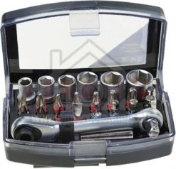 Benson Bit - Doppenset + Ratel 24 Delig Kleur Profi -Makita || Merkloos || Stanley Verkoopwinkel 1200x1154