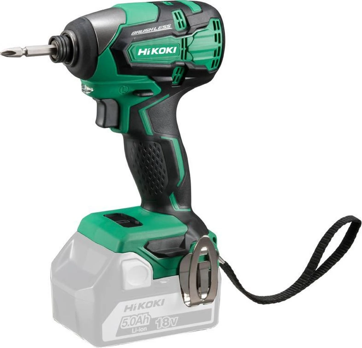 HiKOKI WH18DBSLW4Z 18V Li-ion Accu Slagschroevendraaier Body - Koolborstelloos - 172Nm 1 HiKOKI WH18DBSLW4Z 18V Li-ion Accu Slagschroevendraaier Body - Koolborstelloos - 172Nm