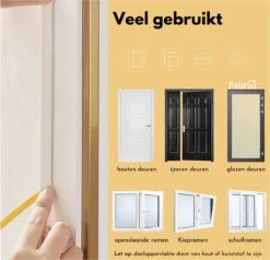 Tochtstrips Voor Deuren – 6 Meter Rol – Zwart – Tochtband Zelfklevend - D-profiel - Tochtstopper – Tochtband - Tochtstrip Deur – Deurborstel – Tochtstrip Raam – Tochtborstel – Tochtwering -Makita || Merkloos || Stanley Verkoopwinkel 1200x1155 23