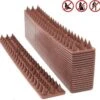 Merkloos Anti Klim Strips - Anti Overklimstrips - Duivenafweer -Klimstrips - Anti Dieven - Anti Vogels - Tegen Dieven - Tegen Vogels - Tegen Katten - Tegen Inbraken - Tegen Overklimmen -Anti Climb Spike Strip - Antiklimstrips-10 Stuks Van 50 Cm-Totaal 5 Meter