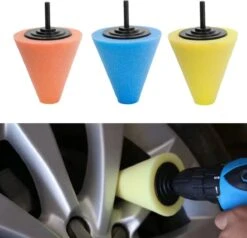 LB Tools Polijstkegel 3 Delige Set Voor O.a Velgen, Polijstset Met Drie Conische Polijstschijven Voor De Boormachine Polijstcone -Makita || Merkloos || Stanley Verkoopwinkel 1200x1156 7