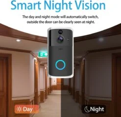 Merkloos LBP Video Deurbel Met HD Camera En Wifi - Zwart - Draadloos - Met Gong, 3 Oplaadbare Batterijen En 32GB Geheugenkaart 17 Merkloos LBP Video Deurbel Met HD Camera En Wifi - Zwart - Draadloos - Met Gong, 3 Oplaadbare Batterijen En 32GB Geheugenkaart -Makita || Merkloos || Stanley Verkoopwinkel 1200x1157 16