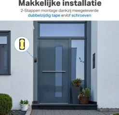 Santel - Draadloze Deurbel - Draadloos - Deur Bel - Deurbellen - Wireless Doorbell Waterdicht IP44 - Met Ontvanger - Zwart -Makita || Merkloos || Stanley Verkoopwinkel 1200x1157 20