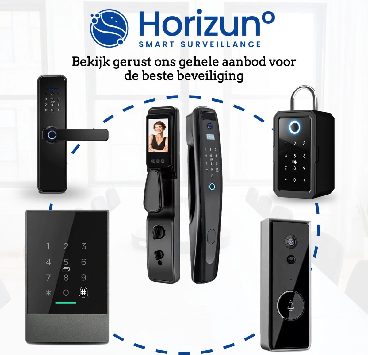Horizun° Smart Doorlock - Werkt Op Vingerafdruk - Bluethooth Deurslot - Deurklink Met App En Wi-Fi - Intelligent Smartlock - Codevergrendeling - Kantoorslot - Meerdere Gebruikers - Anti-Diefstal - RoHS Goedgekeurd 7 Horizun° Smart Doorlock - Werkt Op Vingerafdruk - Bluethooth Deurslot - Deurklink Met App En Wi-Fi - Intelligent Smartlock - Codevergrendeling - Kantoorslot - Meerdere Gebruikers - Anti-Diefstal - RoHS Goedgekeurd - Afbeelding 7