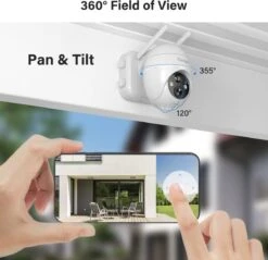 Cloudedge ZS-GX3S - Batterij - Beveiligingscamera - 2K Ultra HD - Oplaadbare Batterij - Wifi Camera - Buitencamera - Beweegbaar - Kantelbaar - 355 Graden - Nachtzicht -Makita || Merkloos || Stanley Verkoopwinkel 1200x1160 20