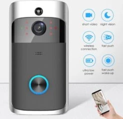 T-RING Video Deurbel - Deurbelset - Draadloos - Accu - Zwart, Zilver -Makita || Merkloos || Stanley Verkoopwinkel 1200x1161 27