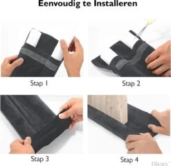 Dieux® - Tochtstrip - Grijs - Tochtstrips Voor Deuren - Tochtstopper - Tochtrol Deur - Dubbelzijdig - Aanpasbaar - Tochthond - Tochtkussen - Tochtband - Duurzaam - Isolatie - Housewarming Cadeau - Pasen -Makita || Merkloos || Stanley Verkoopwinkel 1200x1162 21