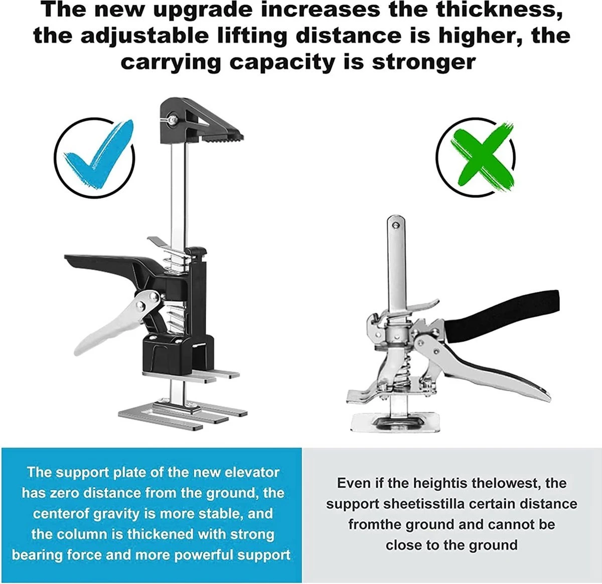 BOTC HandKrik - 1 Stuk - Platenlift - Badkamer - Deurlifter - Armlifter - Arbeidsbesparende Arm - 30cm Hoogte 7 BOTC HandKrik - 1 Stuk - Platenlift - Badkamer - Deurlifter - Armlifter - Arbeidsbesparende Arm - 30cm Hoogte - Afbeelding 7