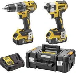 DeWalt DCK266P2T Combiset - Accu Klop-/Schroefboormachine + Accu Slagschroevendraaier - 18V 5.0Ah XR Li-ion -Makita || Merkloos || Stanley Verkoopwinkel 1200x1163 15