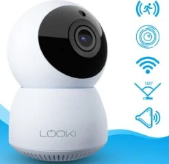 Looki Beveiligingscamera Met 32GB SD Kaart - Geluidsdetectie - FHD PTZ Wi-Fi - IP Camera - Cloud - Huisdiercamera - Babyfoon Met Camera - Wit -Makita || Merkloos || Stanley Verkoopwinkel 1200x1163 18