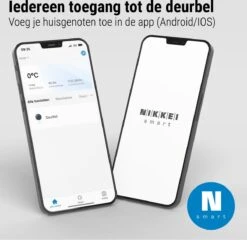 Nikkei BELL4 Draadloze Video Deurbel - Full HD Camera En WiFi - Bewegingssensor En Nachtzicht - SMART Deurbel - Micro SD Kaart Opslagruimte - Zwart -Makita || Merkloos || Stanley Verkoopwinkel 1200x1166 18