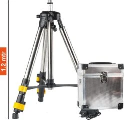 Kibani Kruislijnlaser Met Statief - Bouwlaser Zelfnivellerend - Kruislijnlaser Zelfnivellerend - Kruislaser - Rotatielaser - Laserwaterpas - Lijnlaser - Oplaadbare Accu - Laserliners- Rood - Met Statief En Opberg Box -Makita || Merkloos || Stanley Verkoopwinkel 1200x1167 4