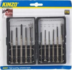 Kinzo Precisie Schroevendraaier Set - 11 Delig - Schroevendraaiers -Makita || Merkloos || Stanley Verkoopwinkel 1200x1168 2