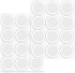 Navaris Elastische Deurstoppers - Absorbeert Trillingen En Geluid - Voor Deuren, Dasten En Onderzetters - 24 Stuks