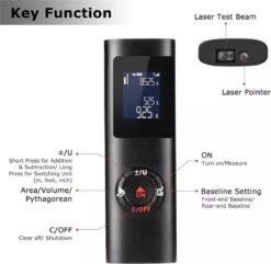LOUZIR Laser Afstandsmeter - 40 Meter Bereik - 2mm Nauwkeurig - Digitaal Meetapparaat Voor Lengte (m) / Oppervlakte (m2) / Volume (m3) - Binnen En Buiten - Stof- En Spatwaterdicht -Directe En Continue Metingen -Makita || Merkloos || Stanley Verkoopwinkel 1200x1170 6