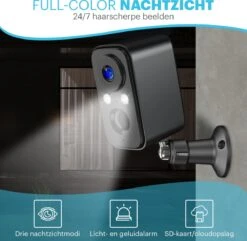 Looki Draadloze Beveiligingscamera Op Batterij - Incl. 32GB SD-kaart - Voor Binnen En Buiten - Met Nachtzicht - Floodlight - Camera Beveiliging - Zwart -Makita || Merkloos || Stanley Verkoopwinkel 1200x1171 21