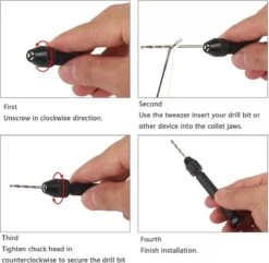 10 Delige Mini Aluminium Handboor - Bitset Handboormachine - Hand Gereedschap - Klein - Hobby - Mini Drill -Makita || Merkloos || Stanley Verkoopwinkel 1200x1171