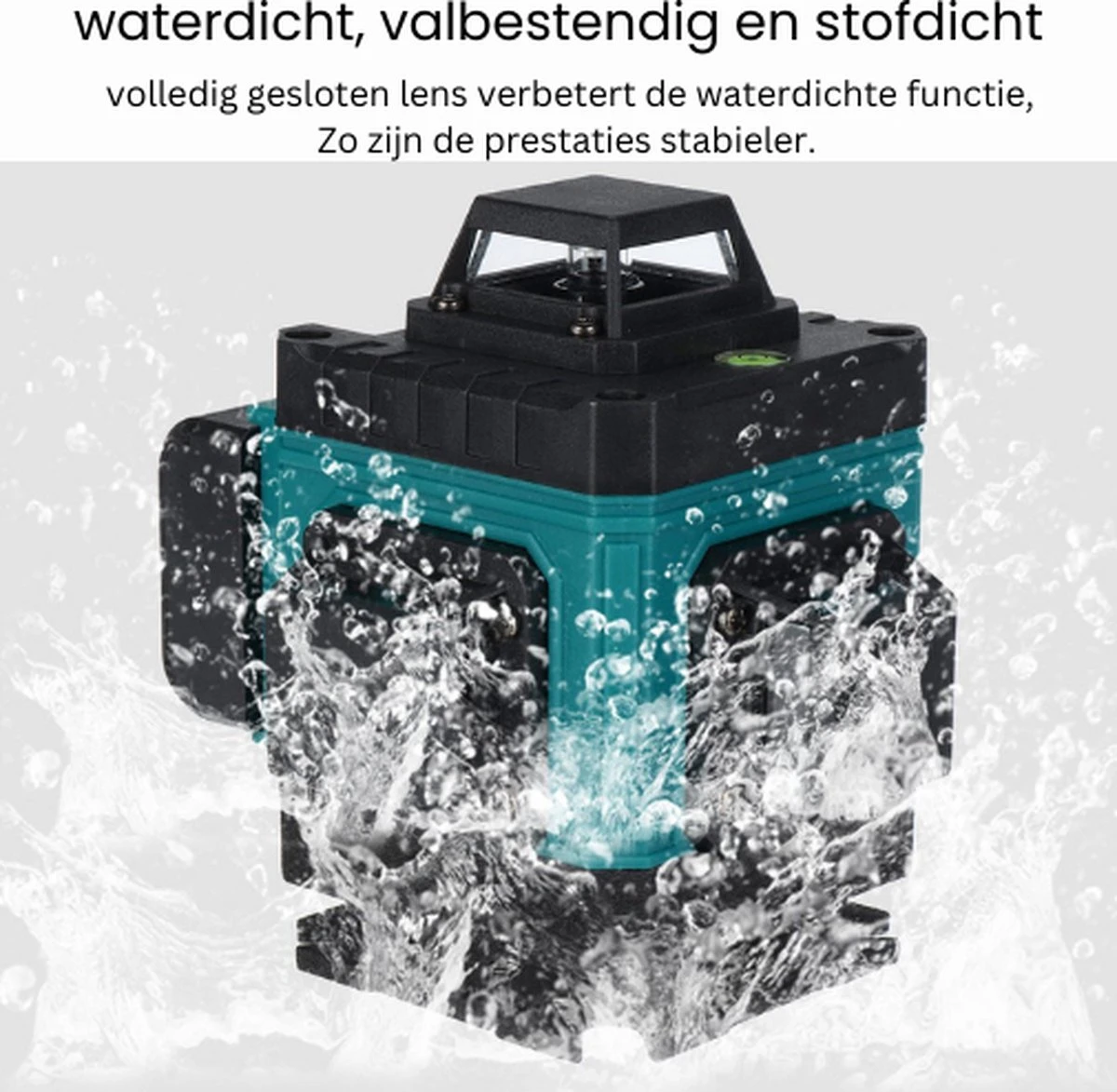 Dokx Zelfnivellerende Kruislijnlaser 16 Lijnen - Hardcase - 360° Graden Roterende Laser - Hardcase 6 Dokx Zelfnivellerende Kruislijnlaser 16 Lijnen - Hardcase - 360° Graden Roterende Laser - Hardcase - Afbeelding 6