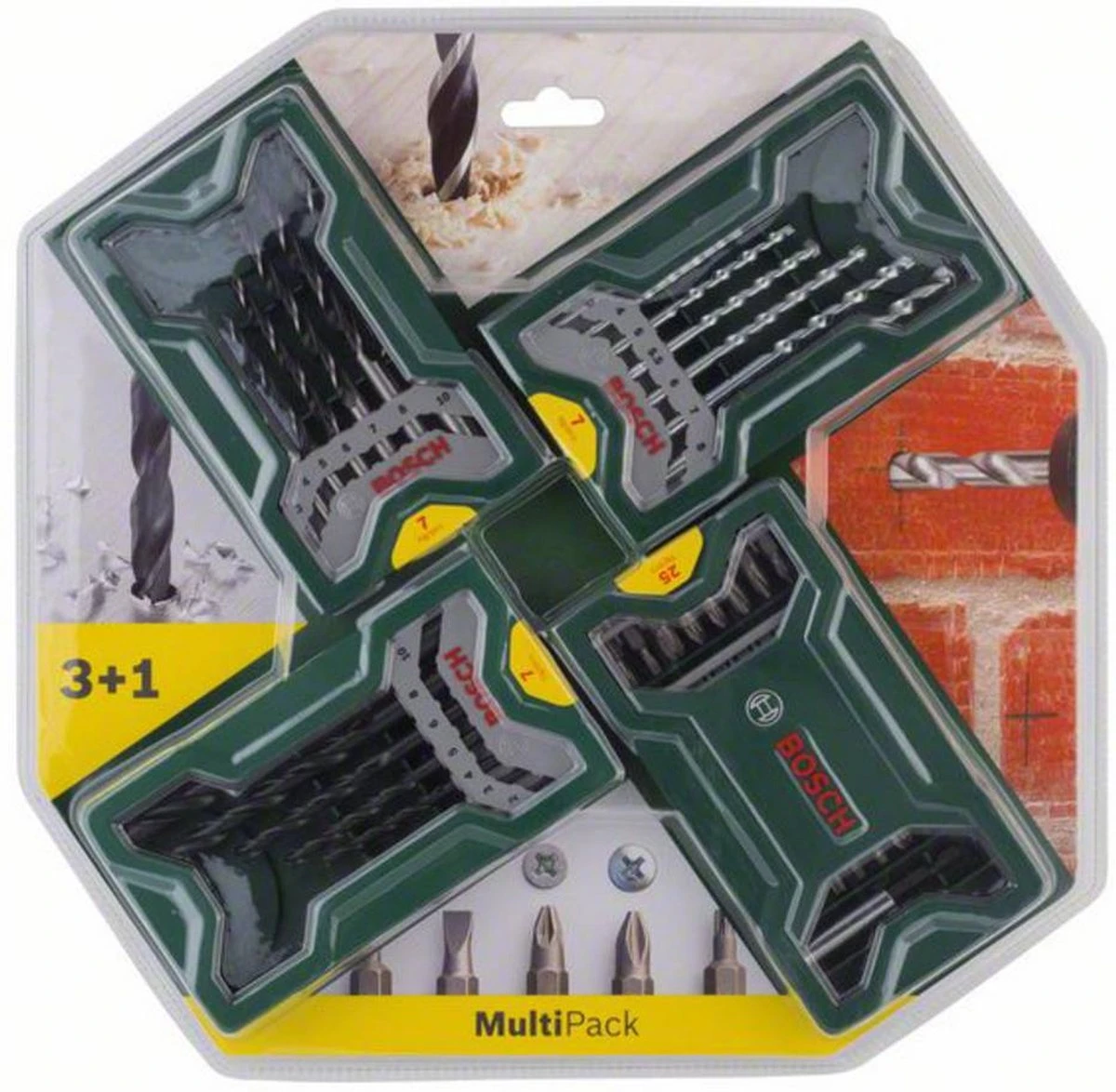 Bosch X-Line Boorset - 46-delig - Voor Hout, Metaal En Steen 3 Bosch X-Line Boorset - 46-delig - Voor Hout, Metaal En Steen - Afbeelding 3