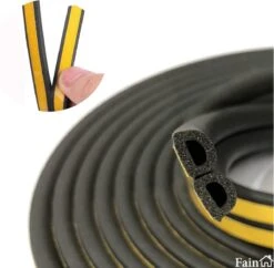 Tochtstrips Voor Deuren – 6 Meter Rol – Zwart – Tochtband Zelfklevend - D-profiel - Tochtstopper – Tochtband - Tochtstrip Deur – Deurborstel – Tochtstrip Raam – Tochtborstel – Tochtwering -Makita || Merkloos || Stanley Verkoopwinkel 1200x1175 20