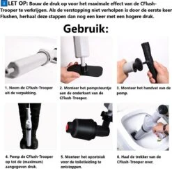 CFlush™ Hoge Druk Ontstopper - Incl. Schoonmaak Handschoenen -Makita || Merkloos || Stanley Verkoopwinkel 1200x1175