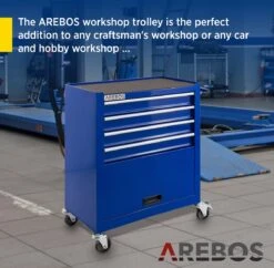 AREBOS Werkplaatswagen Gereedschapswagen Trolley Gereedschapskist 4 Lades -Makita || Merkloos || Stanley Verkoopwinkel 1200x1175 8