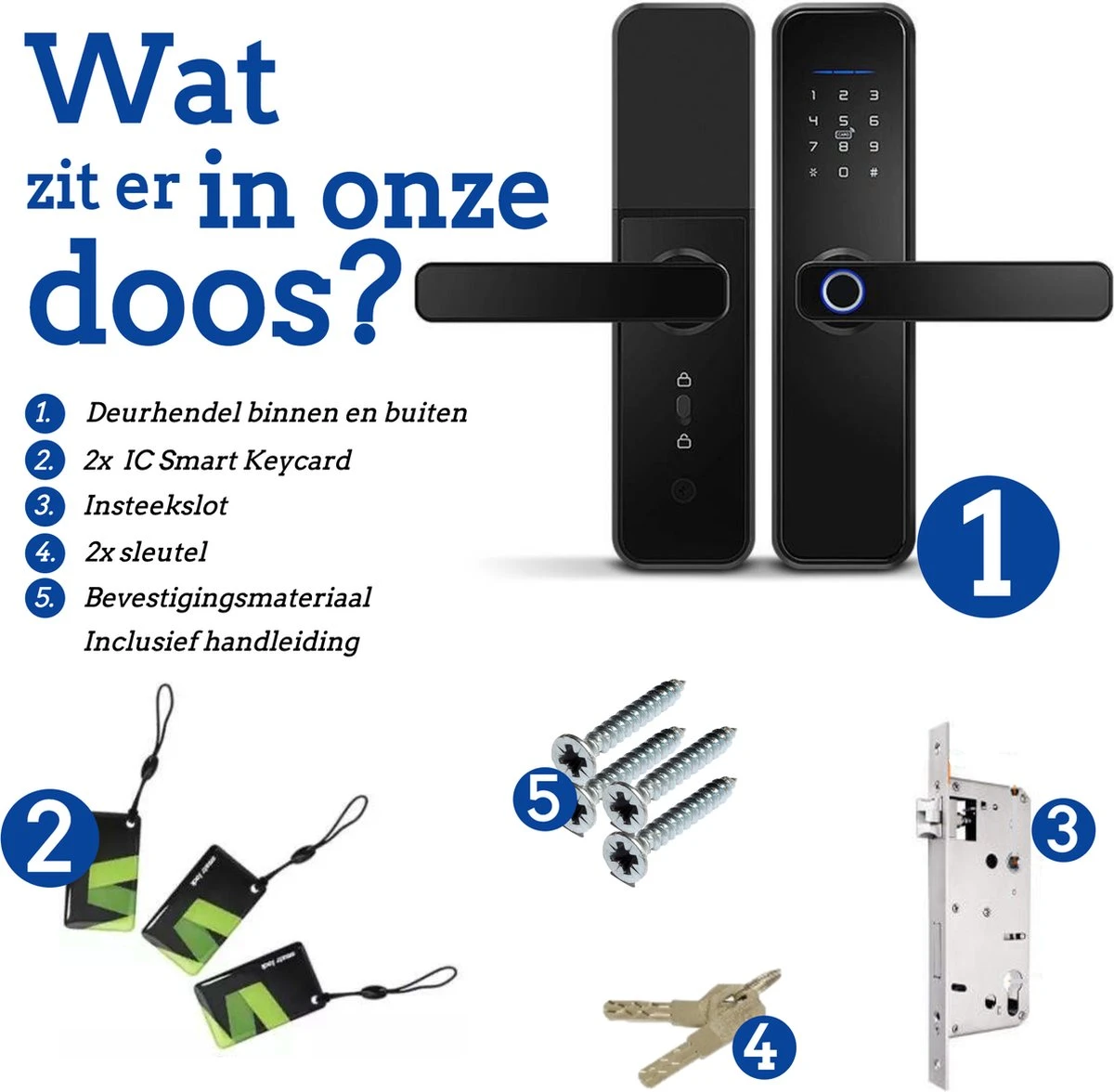 Horizun° Smart Doorlock - Werkt Op Vingerafdruk - Bluethooth Deurslot - Deurklink Met App En Wi-Fi - Intelligent Smartlock - Codevergrendeling - Kantoorslot - Meerdere Gebruikers - Anti-Diefstal - RoHS Goedgekeurd 6 Horizun° Smart Doorlock - Werkt Op Vingerafdruk - Bluethooth Deurslot - Deurklink Met App En Wi-Fi - Intelligent Smartlock - Codevergrendeling - Kantoorslot - Meerdere Gebruikers - Anti-Diefstal - RoHS Goedgekeurd - Afbeelding 6