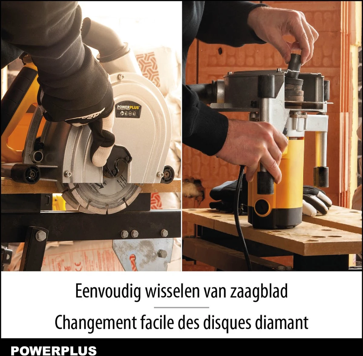 Powerplus POWX0650 Muurfrees - Sleufmachine - Sleuvenfrees - 1800W - 2x Ø150mm - Softstart - Zaagbladen Verstelbaar - Incl. Gereedschapskoffer, 2 Diamantzaagbladen En Stofzuigadaptor 2 Powerplus POWX0650 Muurfrees - Sleufmachine - Sleuvenfrees - 1800W - 2x Ø150mm - Softstart - Zaagbladen Verstelbaar - Incl. Gereedschapskoffer, 2 Diamantzaagbladen En Stofzuigadaptor - Afbeelding 2