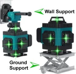 Merkloos FASGet Lijnlasers - Zelfnivellerende Kruislijnlaser 4D Bouwlaser - 8 Tot 16 Lijnen - 360° Graden Roterende Laser - Inclusief Statief En Hardcase -Makita || Merkloos || Stanley Verkoopwinkel 1200x1179 6
