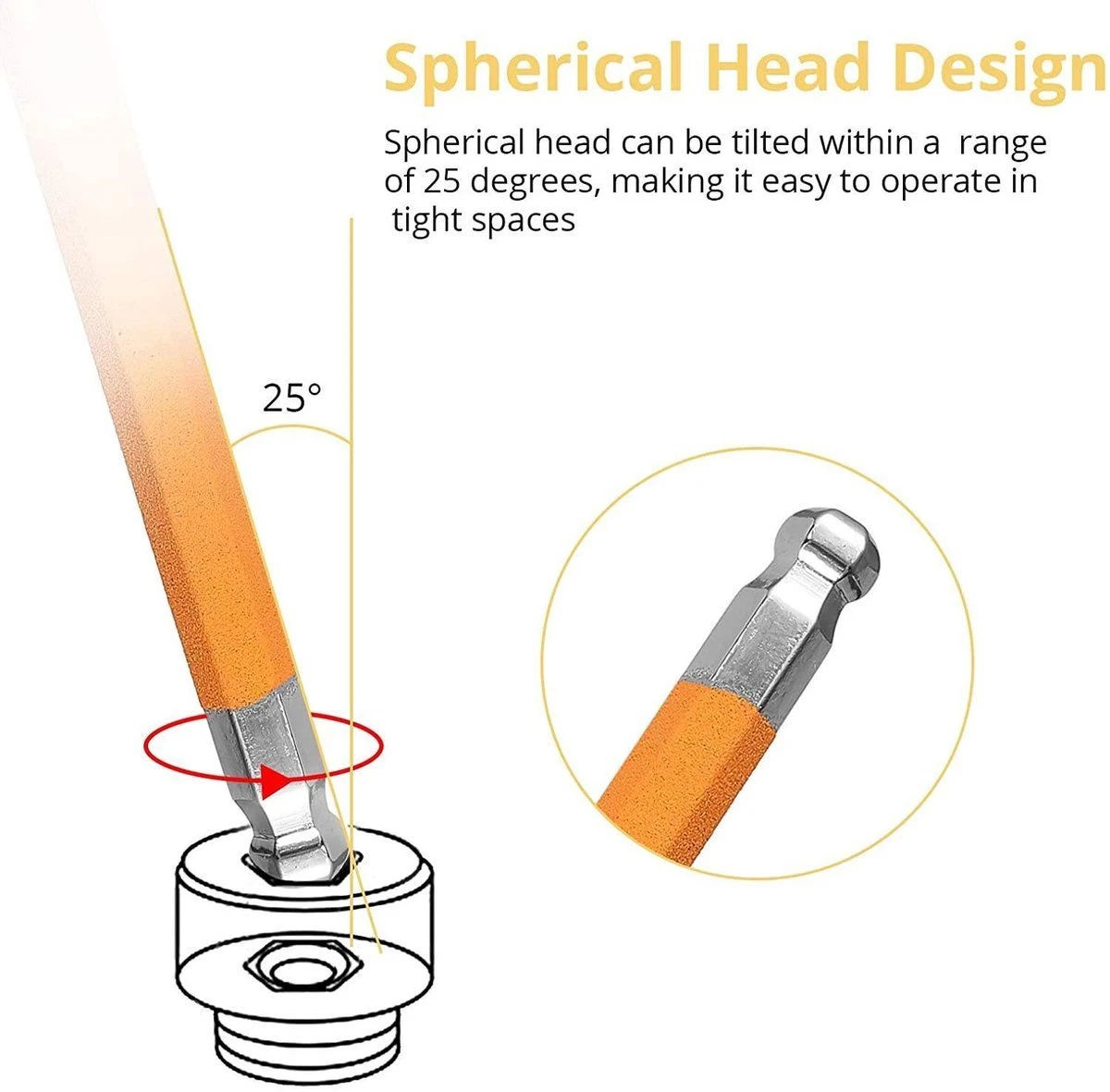 Inbussleutelset 9-delig - Inbus Key Set - 9-delige L-vormige Inbussleutelset 7 Inbussleutelset 9-delig - Inbus Key Set - 9-delige L-vormige Inbussleutelset - Afbeelding 7