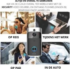 Xecurity X-One Deurbelset - HD WiFi Video Deurbel Draadloos Met Camera - Silver Grey -Makita || Merkloos || Stanley Verkoopwinkel 1200x1182 26