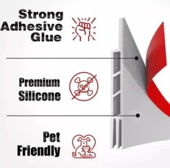 Tochtstrip Voor Deuren, Tochtstopper, Aanpasbaar, [Wit]beschikbaar In Meerdere Kleuren. -Makita || Merkloos || Stanley Verkoopwinkel 1200x1183 15