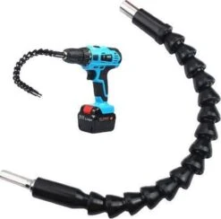 Universele Flexibele Bithouder - Gereedschapset - Sterk - Zwart - Schroevendraaier - Bithouder Magnetisch-295mm - 1/4 Electrische Boor - Accuboormachine - Klussen