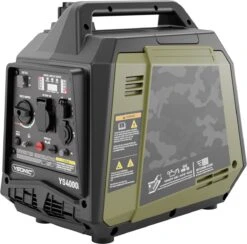 YSONIC YS4000i Inverter Generator - 3.3KW - 230V - 2xUSB - Autolader En Parallel Poort - Fluisterstil 62 DB - Olie En Overload Alarm