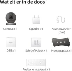 Imou Rex 4MP - IP-camera - Camera Beveiliging - Babyfoon - QHD (1440P) - Privacy Stand -Makita || Merkloos || Stanley Verkoopwinkel 1200x1185 26